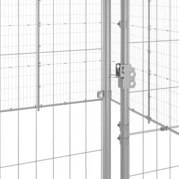 Outdoor-Hundezwinger Verzinkter Stahl 53,24 m²