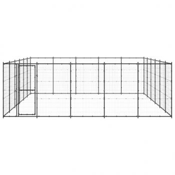 Outdoor-Hundezwinger Stahl 36,3 m²