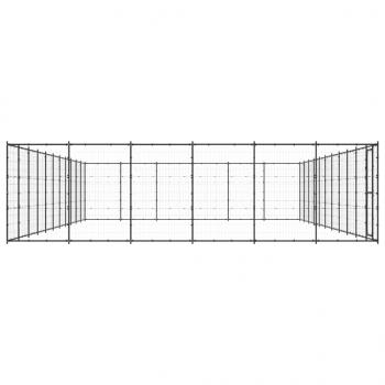 Outdoor-Hundezwinger Stahl 79,86 m²