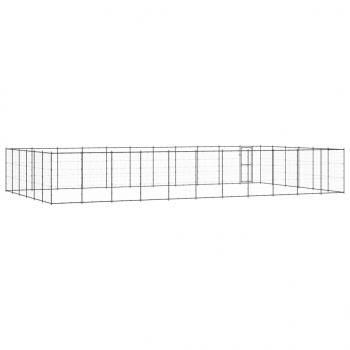 Outdoor-Hundezwinger Stahl 79,86 m²