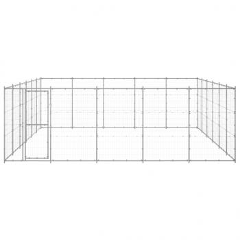 Outdoor-Hundezwinger Verzinkter Stahl 36,3 m²