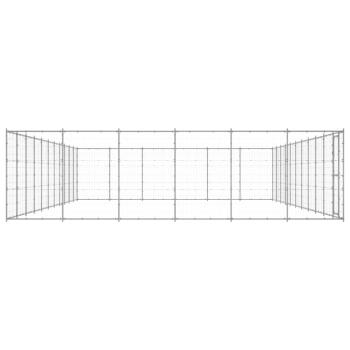 Outdoor-Hundezwinger Verzinkter Stahl 79,86 m²