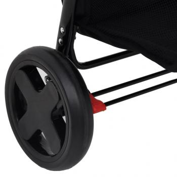 2-in-1 Kinderwagen Anthrazit Stahl