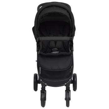 3-in-1 Kinderwagen Anthrazit Stahl 
