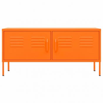 TV-Schrank Orange 105x35x50 cm Stahl    