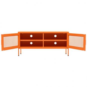 TV-Schrank Orange 105x35x50 cm Stahl