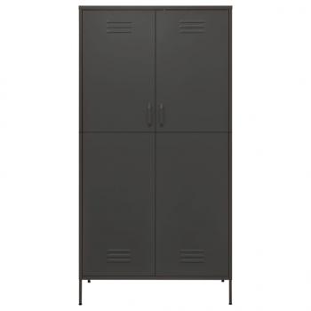 Kleiderschrank Anthrazit 90x50x180 cm Stahl