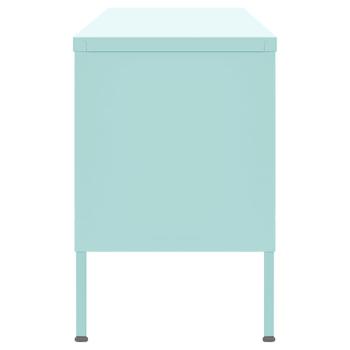 TV-Schrank Minzgrün 105x35x50 cm Stahl    