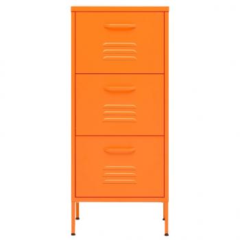 Lagerschrank Orange 42,5x35x101,5 cm Stahl