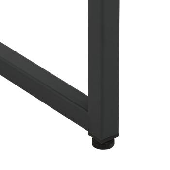 ARDEBO.de - Highboard Schwarz 80x35x100 cm Stahl