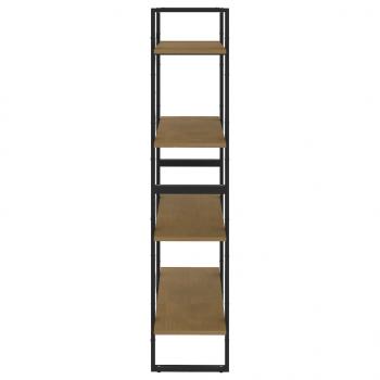 Bücherregal 4 Fächer 80x30x140 cm Massivholz Kiefer