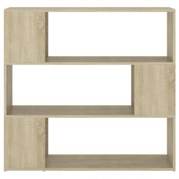 Bücherregal Raumteiler Sonoma-Eiche 100x24x94 cm