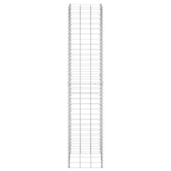 Gabionen-Hochbeete 3 Stk. 30x30x150 cm Eisen