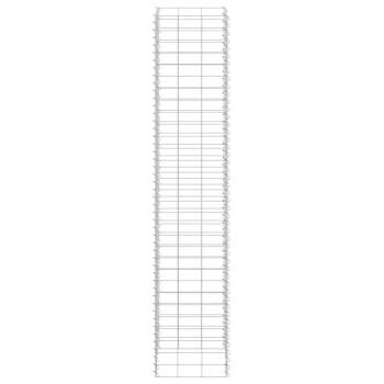 Gabionen-Hochbeete 3 Stk. 30x30x150 cm Eisen