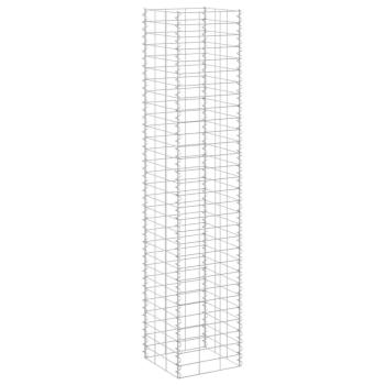 Gabionen-Hochbeete 3 Stk. 30x30x150 cm Eisen