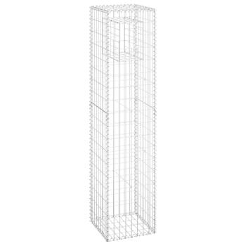 Gabionensäulen 2 Stk. 40x40x180 cm Eisen