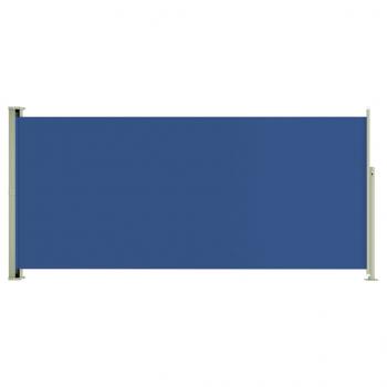 Seitenmarkise Ausziehbar 140x300 cm Blau