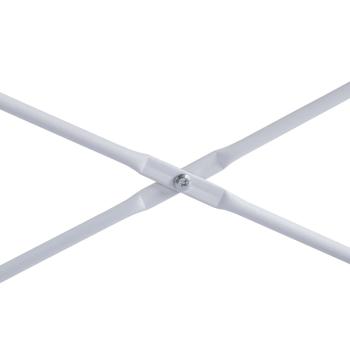 Computertisch Weiß und Eiche-Optik 110x60x70 cm Holzwerkstoff