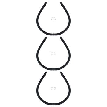 Gebogene Solar-Heizpaneele für Pool 3 Stk. 110x65 cm