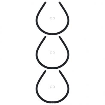 Gebogene Solar-Heizpaneele für Pool 3 Stk. 110x65 cm