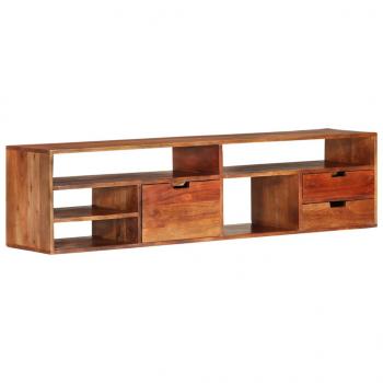 ARDEBO.de - TV-Schrank 140x30x35 cm Massivholz Akazie