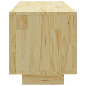 TV-Schrank 110x30x33,5 cm Massivholz Kiefer