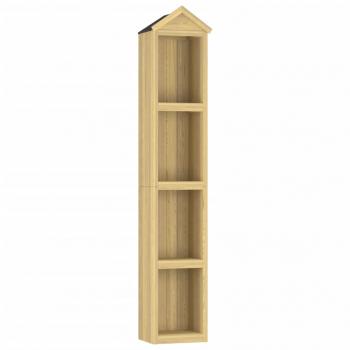 Geräteschuppen 40x33x222 cm Kiefernholz Imprägniert 