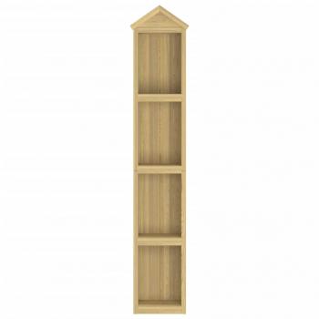 Geräteschuppen 40x33x222 cm Kiefernholz Imprägniert 