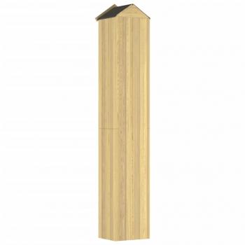 Geräteschuppen 40x33x222 cm Kiefernholz Imprägniert 