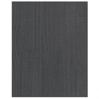 TV-Schrank Grau 70x33x42 cm Massivholz Kiefer