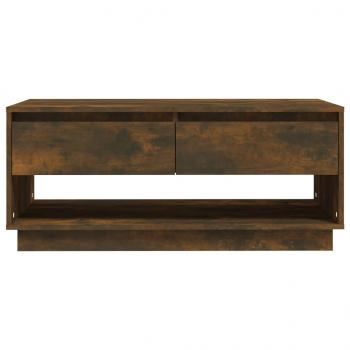 Couchtisch Räuchereiche 102,5x55x44 cm Holzwerkstoff