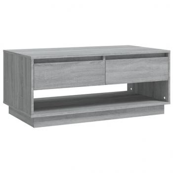 Couchtisch Grau Sonoma 102,5x55x44 cm Holzwerkstoff