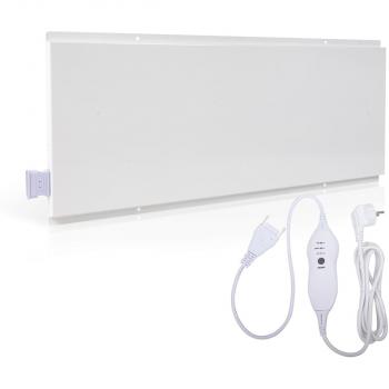 ARDEBO.de Etherma LAVA2-DESK-80-T Tischinfrarotheizung, Timer/Dimmer, weiß, 80W (41204)