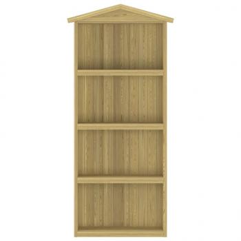 Geräteschuppen 87x33x222 cm Kiefernholz Imprägniert