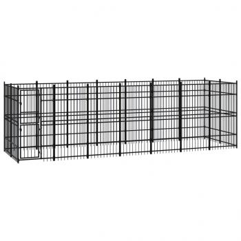ARDEBO.de - Outdoor-Hundezwinger Stahl 12,9 m²