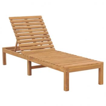ARDEBO.de - Sonnenliege Massivholz Teak