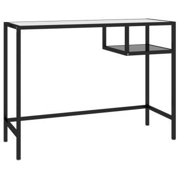 ARDEBO.de - Computertisch Schwarz 100x36x74 cm Glas