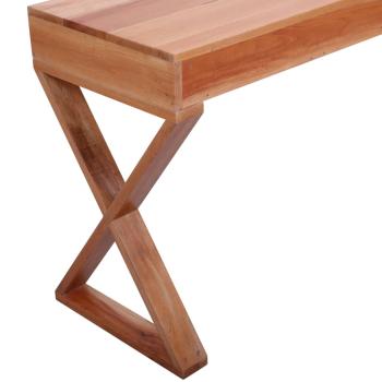 ARDEBO.de - Computertisch Natur 115x47x77 cm Massivholz Mahagoni