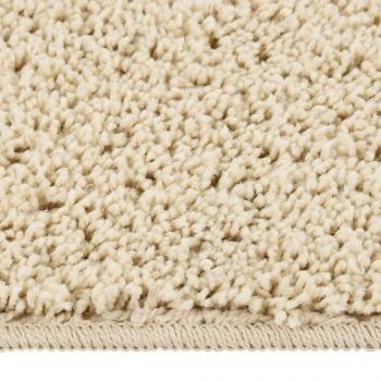 Shaggy-Teppich Creme 120x170 cm Rutschfest