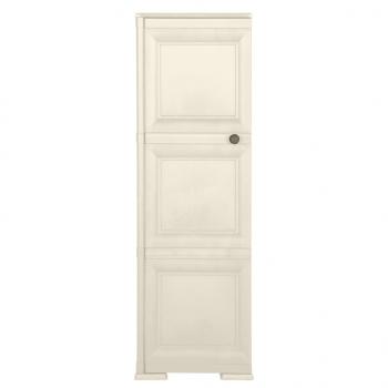 Kunststoffschrank 40x43x125 cm Holzdesign Vanilleeis
