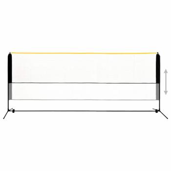 Badmintonnetz Verstellbar 400x103x94-158 cm Metall