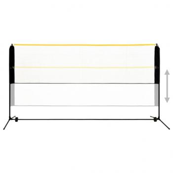 Badmintonnetz Verstellbar 300x103x94-158 cm Metall  