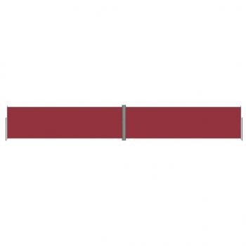 Seitenmarkise Ausziehbar Rot 180x1200 cm
