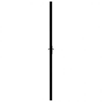 Innentür ESG Glas und Aluminium 102,5x201,5 cm Schwarz