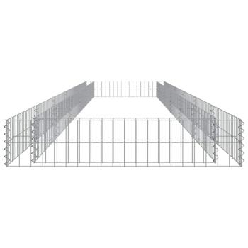Gabionen-Hochbeet Verzinkter Stahl 600x100x20 cm