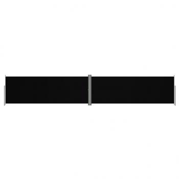 Seitenmarkise Ausziehbar Schwarz 180x1000 cm