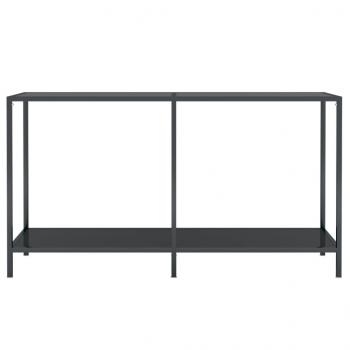 Konsolentisch Schwarz 140x35x75,5 cm Hartglas
