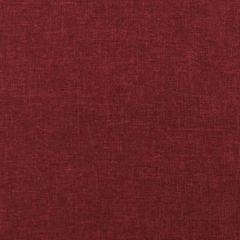 Massagesessel Weinrot Stoff