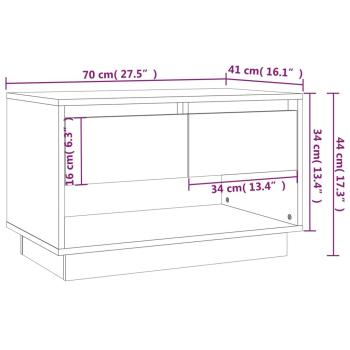 TV-Schrank Sonoma-Eiche 70x41x44 cm Holzwerkstoff