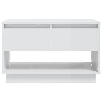 TV-Schrank Hochglanz-Weiß 70x41x44 cm Holzwerkstoff